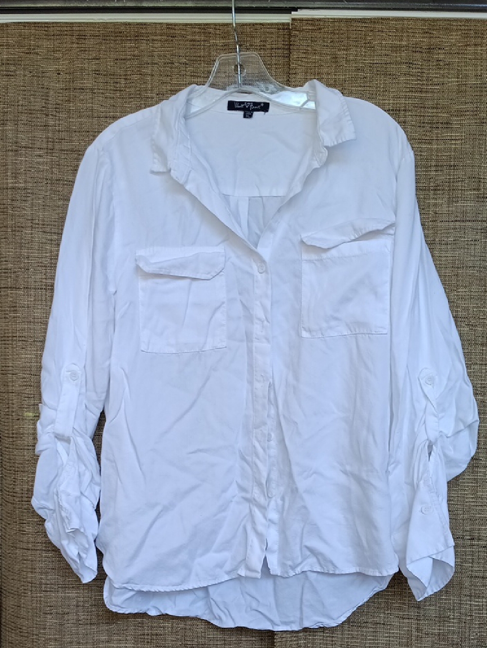 Velvet Heart White Button Down Shirt